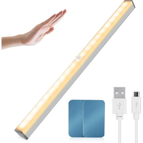 Lampe de penderie LED avec détecteur de mouvement, luminosité réglable (lumière chaude) (1/5)