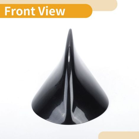 Antenne Couverture Universelle D'Antenne Requin Avant Signal Toit Pour Voiture Suv Camion Abs base adhésive Noir Perle (1/5)