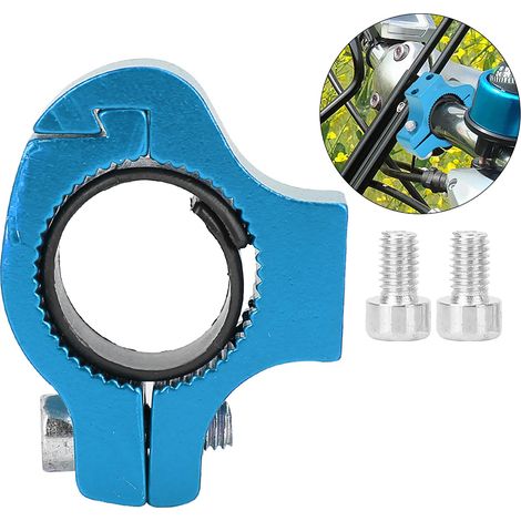Porte-gobelet pour vélo, moto, fixation sur guidon, porte-bouteille (bleu)