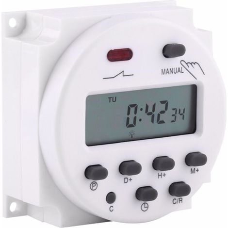 TS-CN101A petit micro-ordinateur minuterie contrôle du temps commutateur temps contrôle puissance minuterie 110V (1/3)