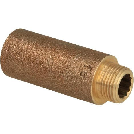 Rallonge de robinet 3/8'' x 50 mm laiton rouge