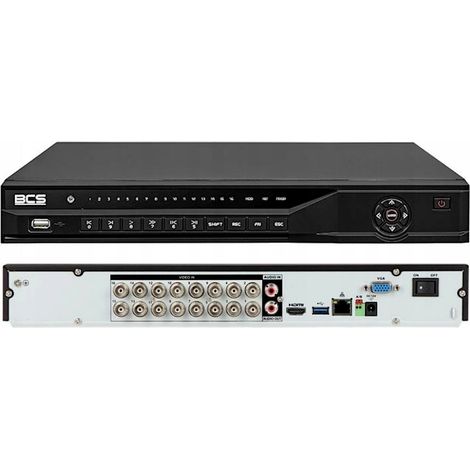 Videorekorder BCS bcs-l-xvr1602-v 16 Eingänge 5 Mpx (1/3)