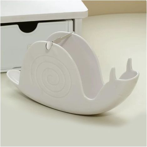 2 porta-spirali antizanzare a forma di lumaca, porta-spirali antizanzare creativo, porta-spirali in metallo, porta-spirali antizanzare portatile per casa, esterni, ufficio, hotel, bianco (1/5)