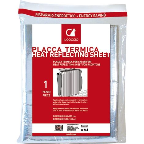 placca termica per termosifoni martini 80x100 cm