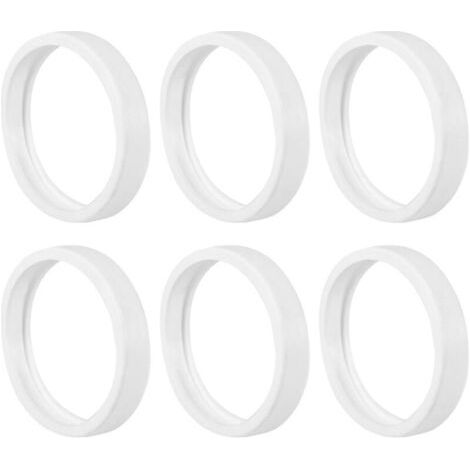 Set di 6 panni di ricambio per la pulizia degli pneumatici, compatibili con Polaris 180, 280, 360, 380, C10 e C-10. Realizzati in gomma resistente di alta qualità, prolungano la durata dei componenti