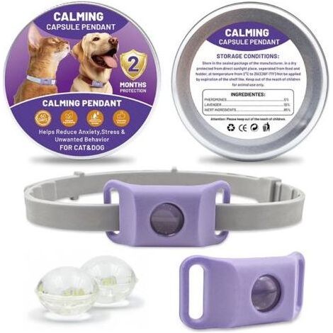 Kaelt - AqualityPets Collier Antiparasitaire Chien Naturel, Protège Contre Puces, Tiques et Phlébotomes, Protection 12 Mois – Résistant à l’Eau, Taille Unique (1/5)