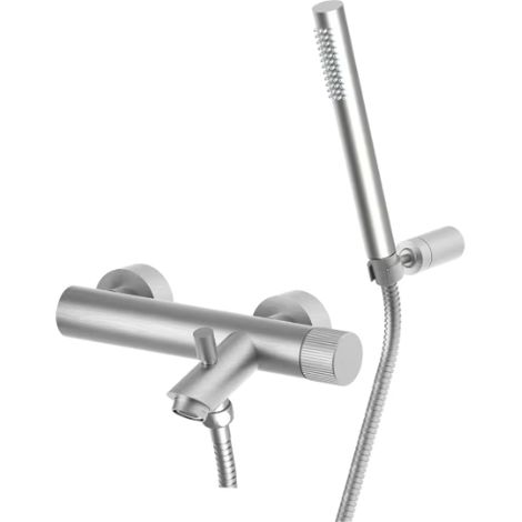 Miscelatore esterno per vasca con deviatore Steel Looking. Paffoni serie Jo JO023ST Steel looking (1/2)