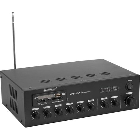 Omnitronic CPE-120P ELA Amplificateur ELA 120 W 4 canaux 1 zone (1/4)