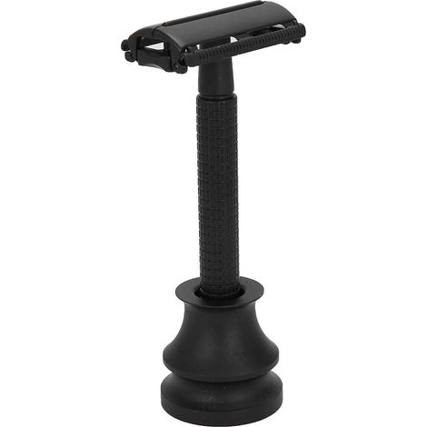 Lot 3 Rasoirs de Sûreté Vintage Cuivre avec Support, Outil de Rasage Manuel pour Barbe, Couleur Noir (1/5)