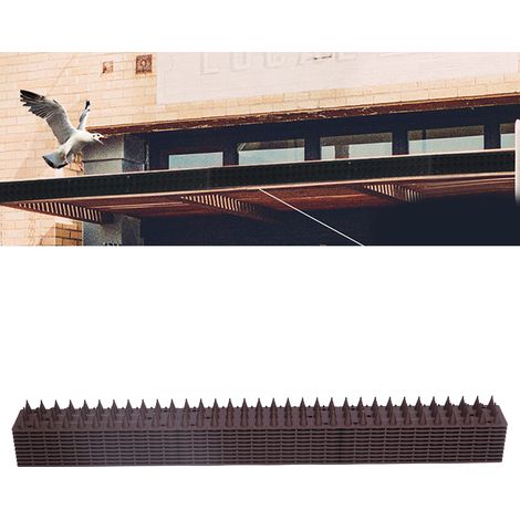 10 pics anti-oiseaux en plastique pour lignes électriques, pics anti-oiseaux et pics anti-chats (1/5)