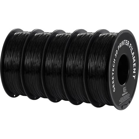 Filamento TPU, diametro 1,75 mm, compatibile con stampanti FDM, nero (1/2)