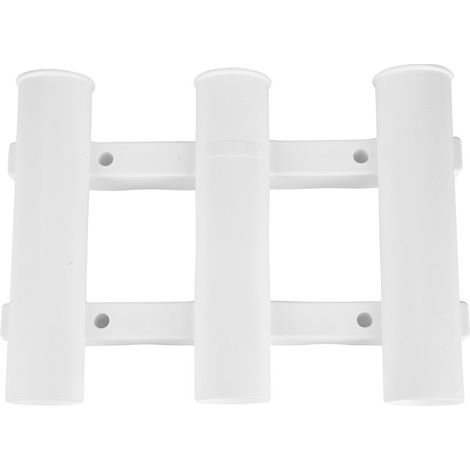 Support de canne pour bateau, 3 tubes avec fixation, équipement de pêche (1/5)