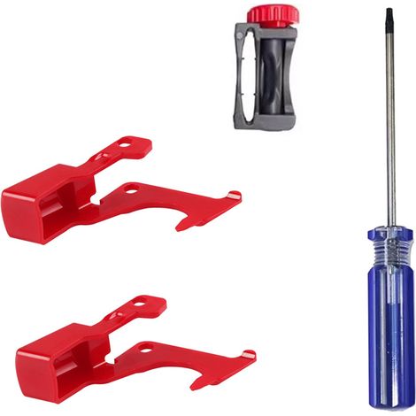 Interrupteur de rechange pour aspirateur Dyson V11 V10, bouton de déverrouillage amélioré pour Dyson V15 V11 V10 (2 interrupteurs + 1 bouton + 1 tournevis) (1/4)