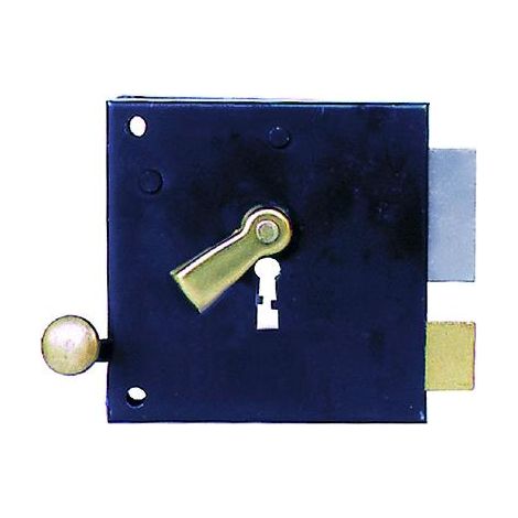 Serratura Portoncino Da Applicare Art. 175 E 40 - Scatola Mm 80 Dx Cf. 2 Pz
