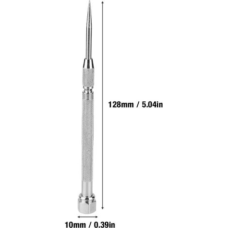 Stylo graveur à pointe carbure cémenté G2, 55HRC, pour acier, laiton, plastique, verre (1/5)