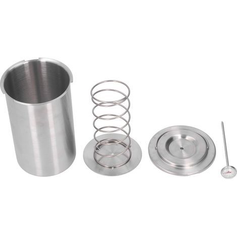 Presse à viande inox pour bacon maison moule cuisine sain thermomètre poêle marmite (1/5)
