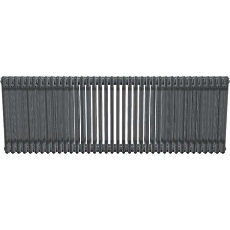 Bircham - Raw Metal Column Radiator H600mm x W1736mm 4 Column (1/2)