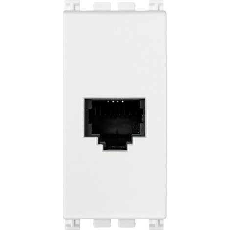 VIMAR - 19320.AB.B Presa RJ11 6/4 antibatterico bianco