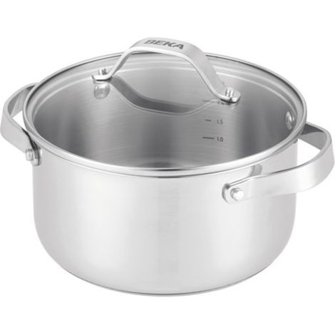 Pentola in acciaio inox da 20 cm + coperchio - 101032 - Beka (1/3)