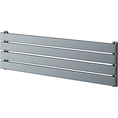 Hudson Anthracite 300mm x 1200mm Horizontal Single Panel Radiator (1/5)