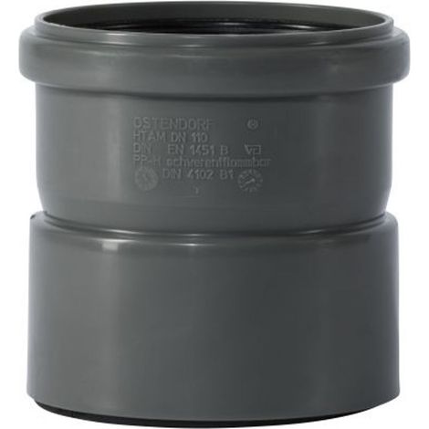Ostendorf HTsafe HTsafe-Aufsteckmuffe 175810 DN/OD 110, mit Manschette (1/3)