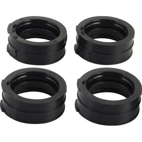 4-Piece Intake Manifold Kit for Yamaha YZF750R FZR1000 YZF1000R 4-Cylinder Engine - Air Filter Connection Hose (1/5)