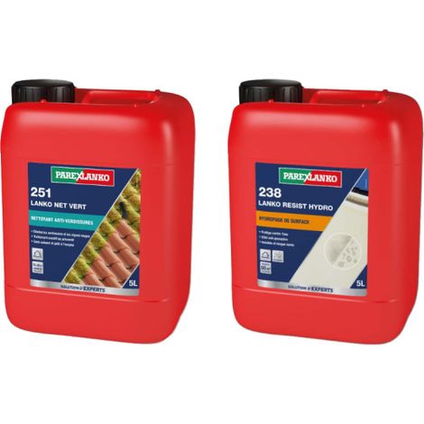 Pack PAREXLANKO - Tratamiento antisuciedad 251 - 5 L - Protección antimanchas 238 - 5 L