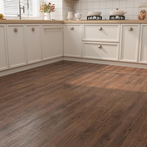 35 Pièces 4.7m² Carrelage Adhesif Sol Bois Vintage Lino Revetement Sol Salon Chambre Cuisine 90cmx15cm Marron Dalle En PVC Adhesive Sols Chevron Rectangulaires Dalles Autocollants Bois (1/5)