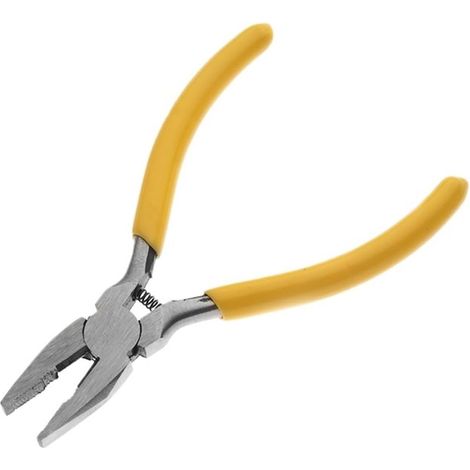 Jeu de pinces de bijoutier 117mm inox, pour bricolage et perles (1/5)