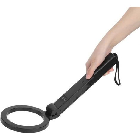 Détecteur De Métaux - Portable Pliable - Haute Sensibilité - Alarme Sonore Lumineuse Et Vibrante - 1 Pièce (1/4)
