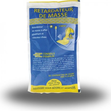Retardateur de prise pour béton, mortier et plâtre - 60 ml Transparent - MATPRO