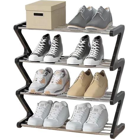Schuhregal Schuhständern, Schuhschrank 3-4 Ablagen für Schrankeingang (1/5)