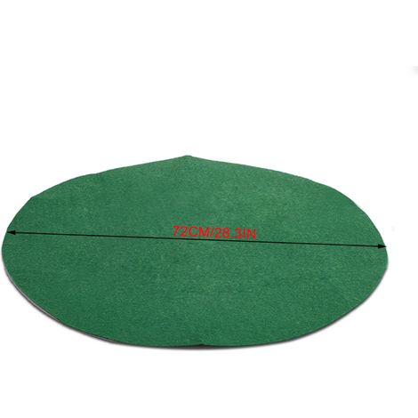 Protection de Sol Anti-Dérapante pour Sapin de Noël, 93 cm, Feutre Imperméable Absorbant, Tapis de Support Décoratif (1/5)