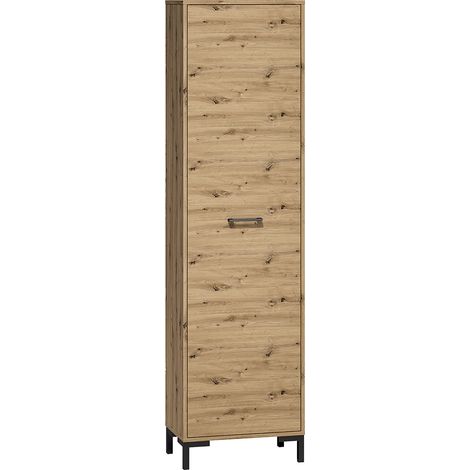Armoire 1 porte entrée Liora Bois (1/5)