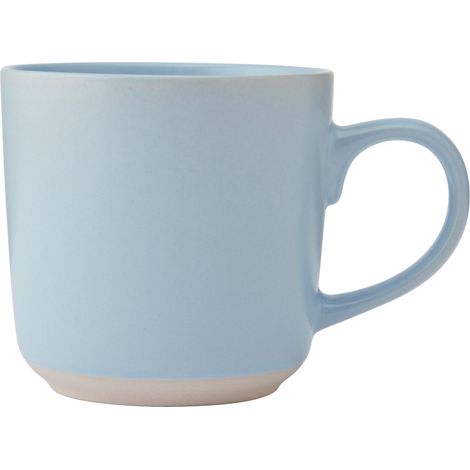 La cafetière sky blue Keramikbecher mit unglasiertem Boden, 350ml