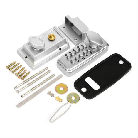 2 - 4 chiffres MiNi Code mécanique serrure armoire intérieure extérieure porte mot de passe sécurité codée serrure (1/5)
