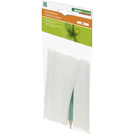 Windhager Stecketiketten 50 Stück, inkl. Stift Stecketikett (1/3)