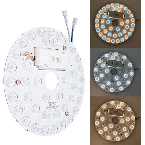 7.1 inch 18W LED light motor renovation magnetic ceiling fan replacement 3CCT 3000K 4200K 6500K energy saving round (1/5)