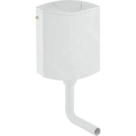 Geberit - Réservoir de chasse AP116plus, DualFlush, distributeur de tablettes, blanc alpin 136.444.11.1 (1/3)