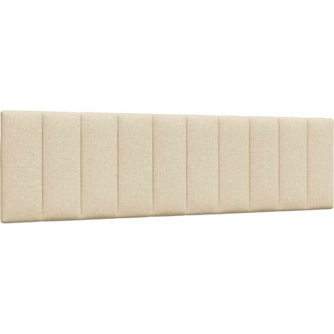 Kopfteil-Kissen "Hanko" Creme 180 cm Stoff