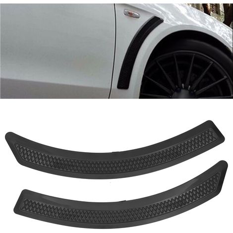 Modification de voiture : Ouïes d'aile pour Mitsubishi Lancer EX, EVO, V3, V5 et V6 (2008-2015, noir brillant). (1/5)