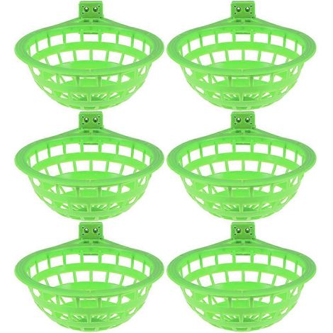Lot de 6 nichoirs pour canaris et pigeons, avec coussin de nidification. Accessoires pour pigeons. (1/5)