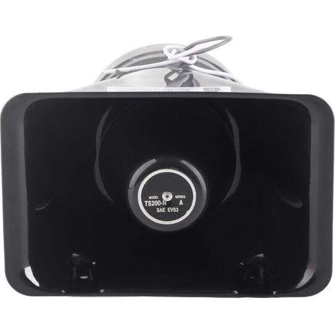 12V 200W Car Horn, Super Loud Universal Car Alarm Horn Speaker, Works with Alarm System MUMU (1/4)