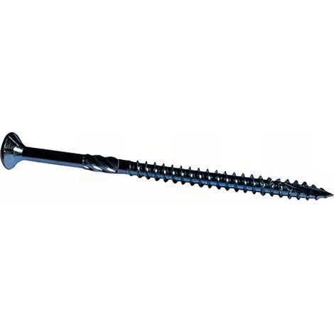 50 vis de charpente bois tête fraisée crantée TX40 F/Partiel 8 x 120 mm - Zingué - VAFXC0812002B