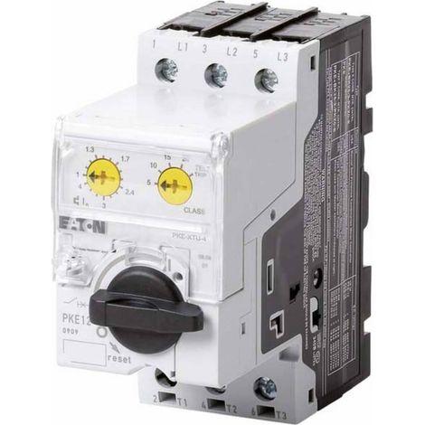 Eaton PKE12/XTU-12 interruptor motor negro 3 polos 12A