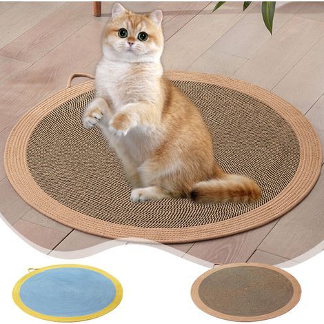 Tapis de couchage pour animaux Jacenvly - Tapis de sol en rotin effet glace, idéal pour l'été, nouveautés et promotions pour la fête des pères (1/5)