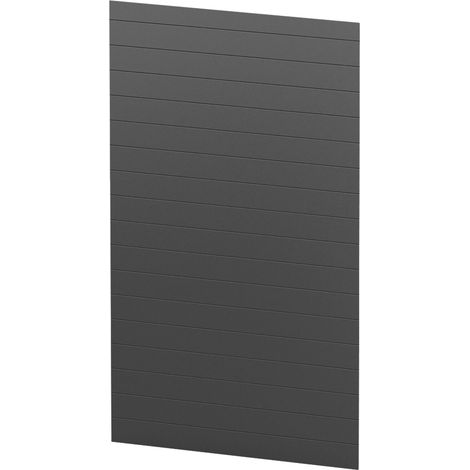 REHAU RAUVOLET Rollladen Kassettenmodul Crystal Line, KB 600 mm, schwarz matt