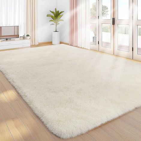 1 Tapis De Salon, Antidérapant, Moelleux, Gris, 200x300 Cm, Pour Chambre