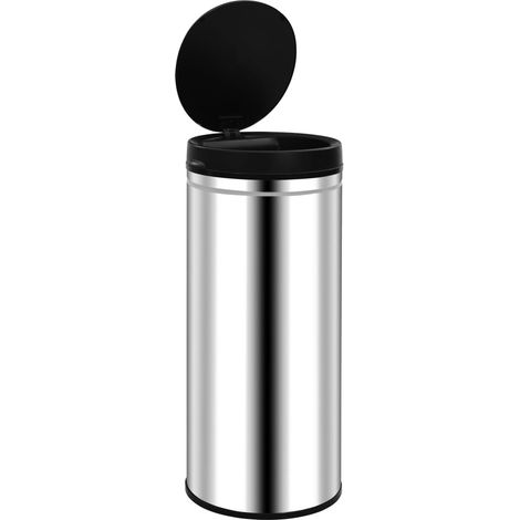 Contenitore automatico con sensore in acciaio inox da 80 litri 020006097