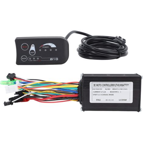 Kit de Conversion Vélo Électrique avec Contrôleur Triple Mode 17A et Panneau S810 - 250W/350W (1/5)